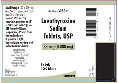 Levo 88 mcg 1000s.jpg 88 mcg 1000s - Levo 88 mcg 1000s